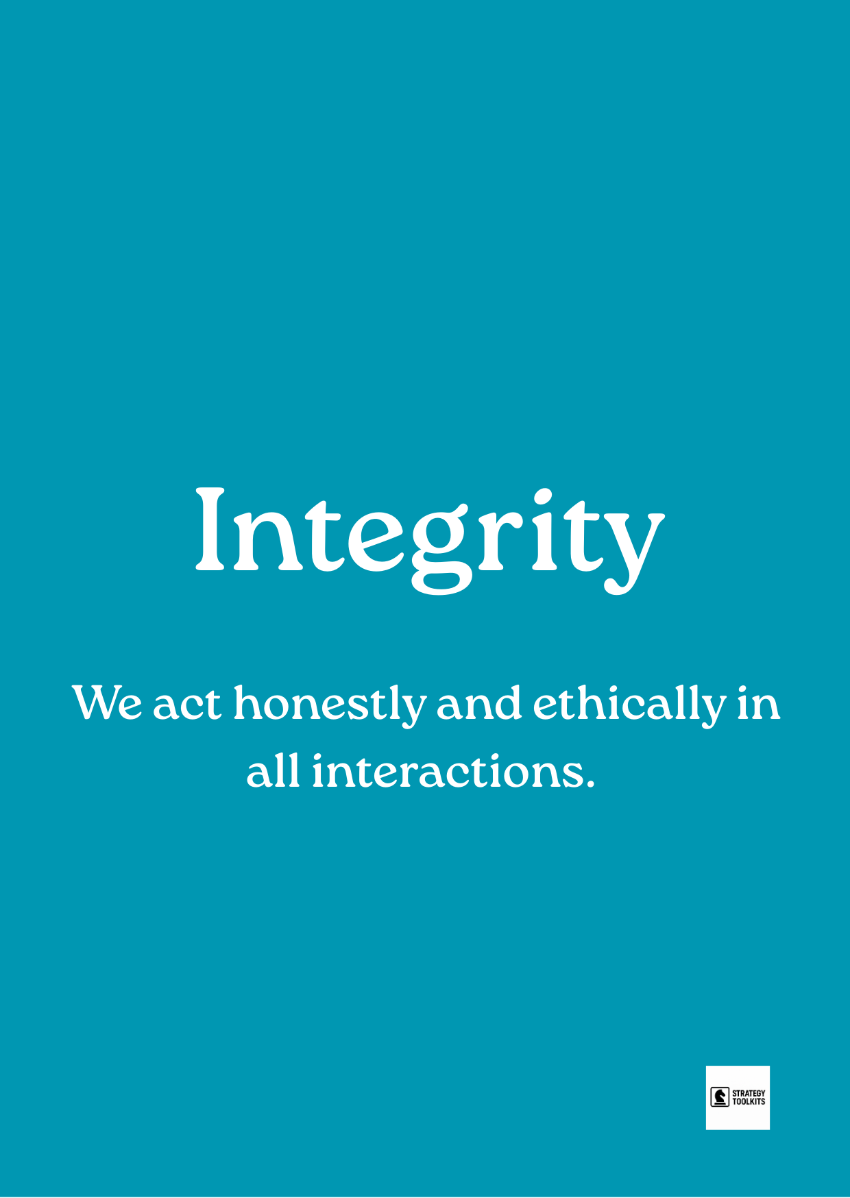 FREE Values Cards - Our Gift to You