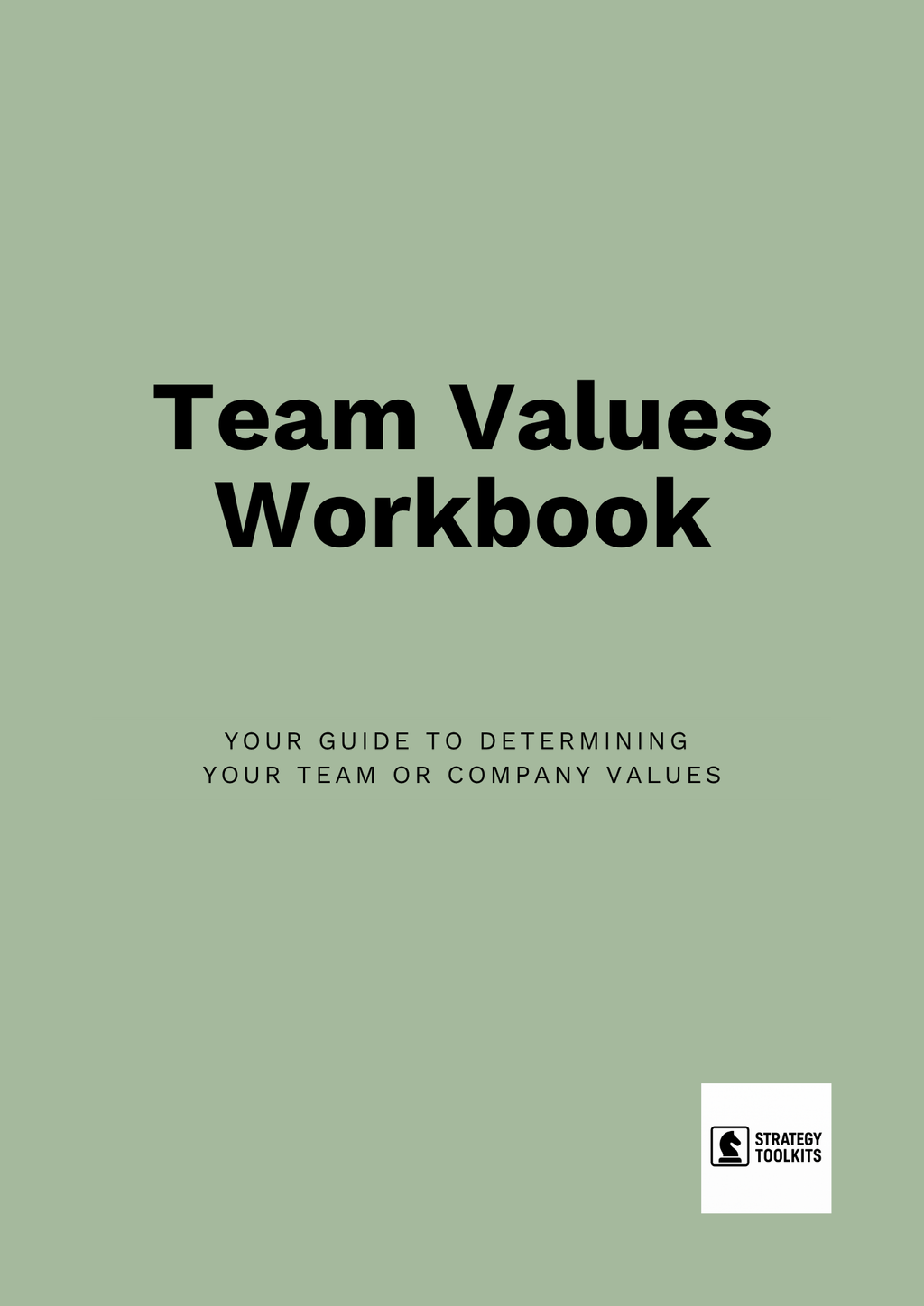 Team or Company Values Toolkit - US Edition